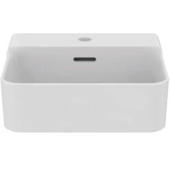 Ideal Standard Conca Handwaschbecken 40 Cm, 1 Hahnloch, Mit Überlauf, Geschliffen -Günstiges AquaForma Geschäft ideal standard badkeramik conca waschtische handwaschbecken 6988146