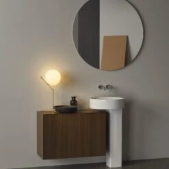 Ideal Standard Conca Schale Rund 45 Cm, Ohne Hahnloch, Ohne Überlauf, Geschliffen -Günstiges AquaForma Geschäft ideal standard badkeramik conca waschtische schale 6992151