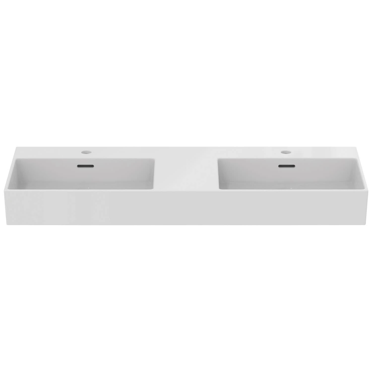 Ideal Standard Extra Doppel-Waschtisch 120 Cm, Je 1 Hahnloch, Mit Überlauf 2 Ideal Standard Extra Doppel-Waschtisch 120 Cm, Je 1 Hahnloch, Mit Überlauf – Bild 2