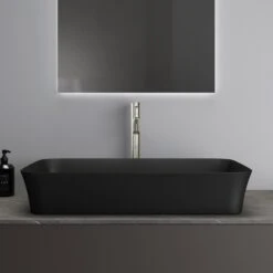 Ideal Standard Ipalyss Aufsatzschale Eckig Ohne Überlauf, Ohne Hahnloch 65 X 40 Cm -Günstiges AquaForma Geschäft ideal standard badkeramik ipalyss aufsatzschale eckig 7107408