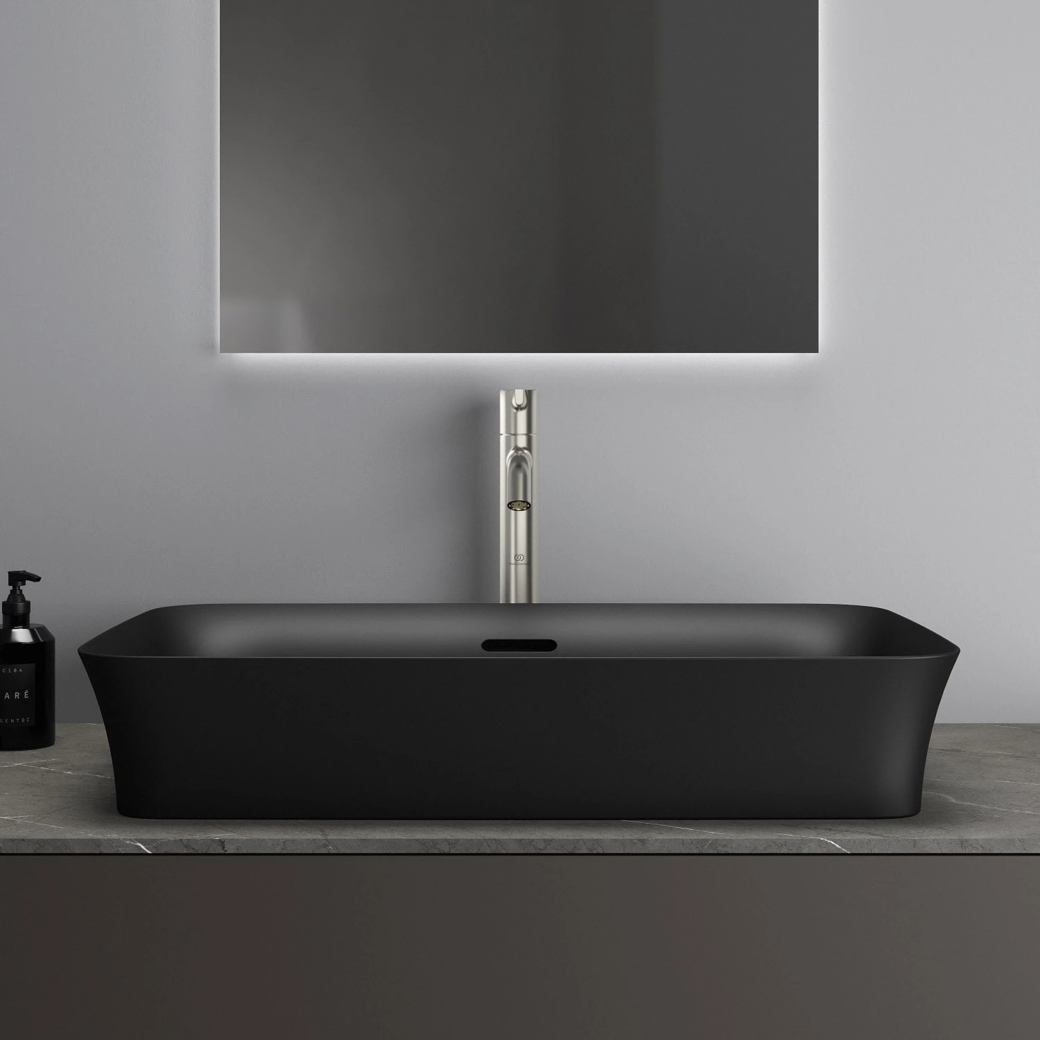 Ideal Standard Ipalyss Aufsatzschale Eckig Mit Überlauf, Ohne Hahnloch 65 X 40 Cm 3 Ideal Standard Ipalyss Aufsatzschale Eckig Mit Überlauf, Ohne Hahnloch 65 X 40 Cm – Bild 3