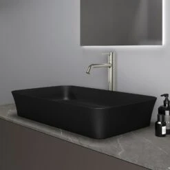 Ideal Standard Ipalyss Aufsatzschale Eckig Ohne Überlauf, Ohne Hahnloch 65 X 40 Cm -Günstiges AquaForma Geschäft ideal standard badkeramik ipalyss aufsatzschale eckig 7107795