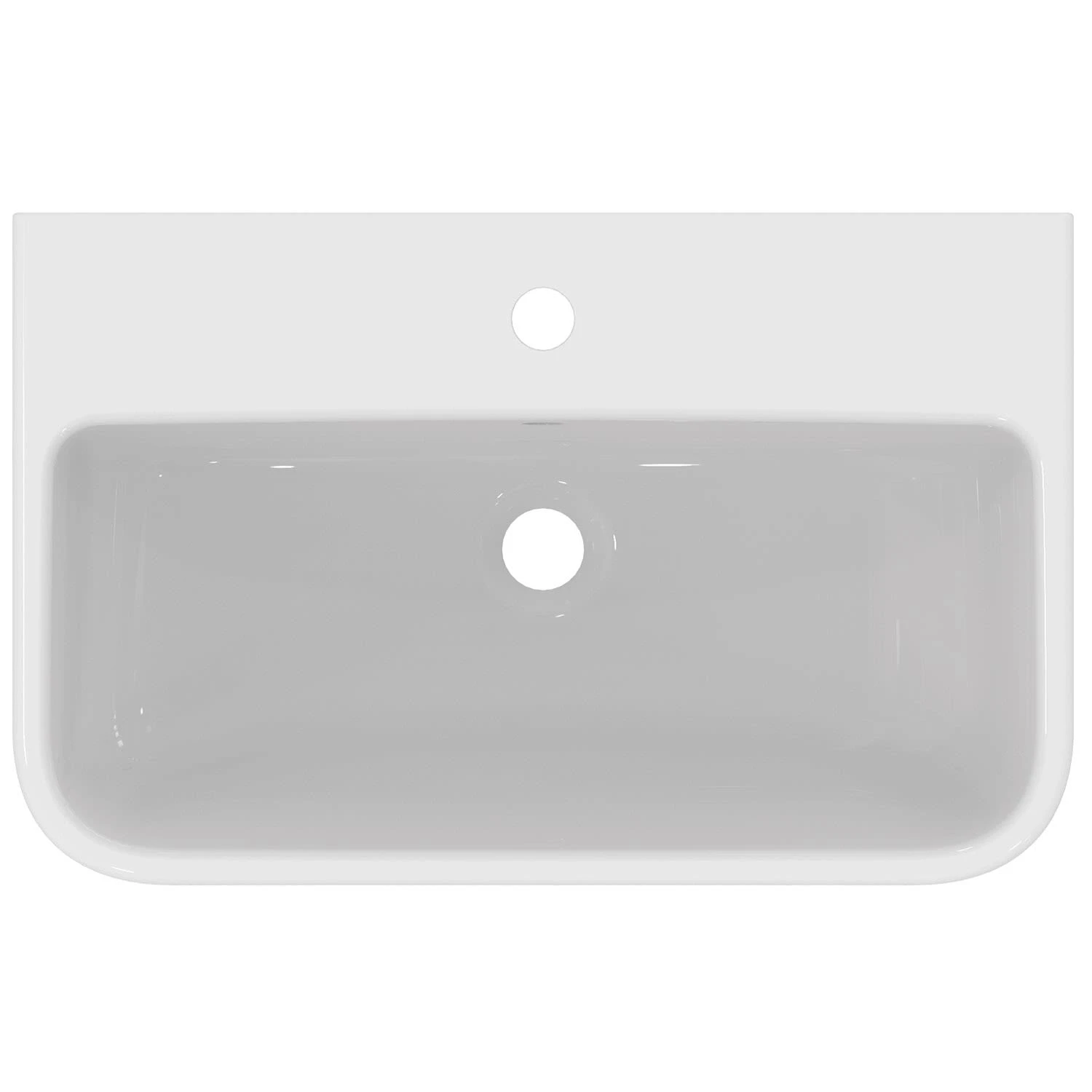 Ideal Standard I.life S Waschtisch 60 Cm, 1 Hahnloch, Mit Überlauf 3 Ideal Standard I.life S Waschtisch 60 Cm, 1 Hahnloch, Mit Überlauf – Bild 3