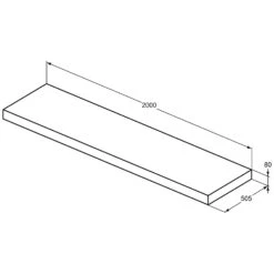 Ideal Standard Conca Konsole 200 Cm -Günstiges AquaForma Geschäft ideal standard badmoebel conca konsolen 200 7007169
