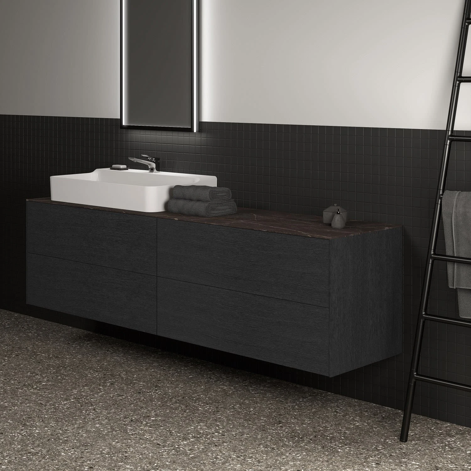 Ideal Standard Conca Keramikkonsole 200 X 50,5 Cm 5 Ideal Standard Conca Keramikkonsole 200 X 50,5 Cm – Bild 5