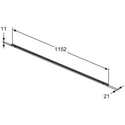 Ideal Standard Conca LED-Schubladenleuchte 116 Cm