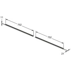 Ideal Standard Conca LED-Schubladenleuchten-Set 151 Cm