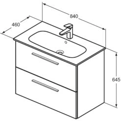 Ideal Standard I.life A Möbelwaschtischpaket 80 Cm 9 Ideal Standard I.life A Möbelwaschtischpaket 80 Cm -Günstiges AquaForma Geschäft ideal standard badmoebel life waschtischpakete moebelwaschtischpaket 10840835