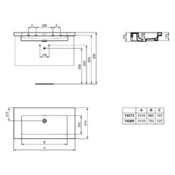 Ideal Standard Extra Möbelwaschtisch, Ohne Hahnloch, 101 Cm -Günstiges AquaForma Geschäft ideal standard extra moebelwaschtisch ohne hahnloch 4992488