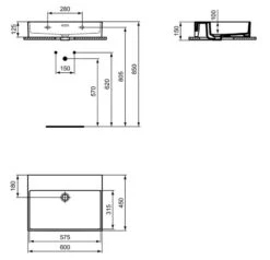 Ideal Standard Extra Waschtisch 60 Cm, Ohne Hahnloch, Mit Überlauf, Geschliffen 7 Ideal Standard Extra Waschtisch 60 Cm, Ohne Hahnloch, Mit Überlauf, Geschliffen -Günstiges AquaForma Geschäft ideal standard extra waschtisch 60 cm 5731627