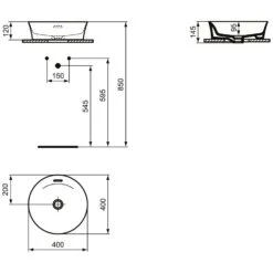 Ideal Standard Ipalyss Aufsatzschale Rund Mit Überlauf, Ohne Hahnloch 40 X 40 Cm 10 Ideal Standard Ipalyss Aufsatzschale Rund Mit Überlauf, Ohne Hahnloch 40 X 40 Cm -Günstiges AquaForma Geschäft ideal standard ipalyss aufsatzschale rund mit 3918266
